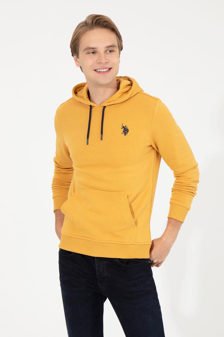 Erkek Safran Basic Sweatshirt - 50261140058