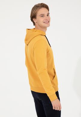 Erkek Safran Basic Sweatshirt - 50261140058