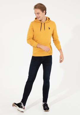 Erkek Safran Basic Sweatshirt - 50261140058