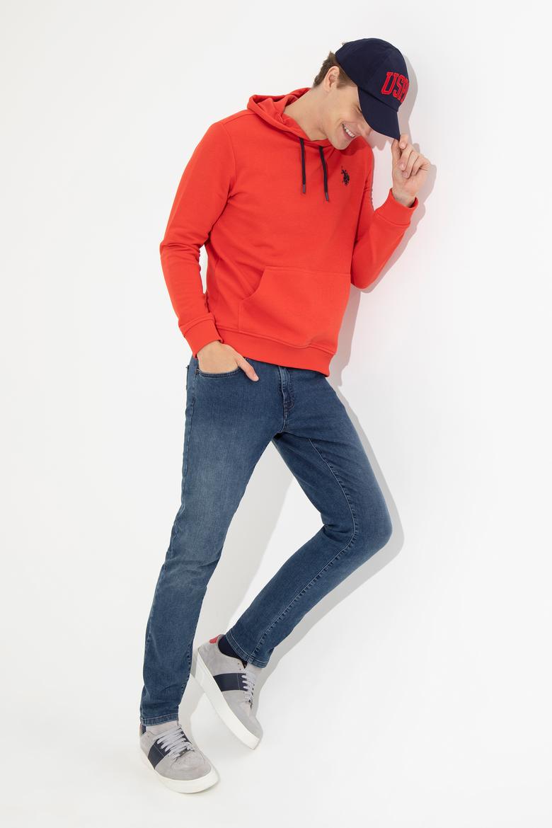 Erkek Kırmızı Basic Sweatshirt - 50261140098