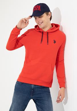 Erkek Kırmızı Basic Sweatshirt - 50261140098