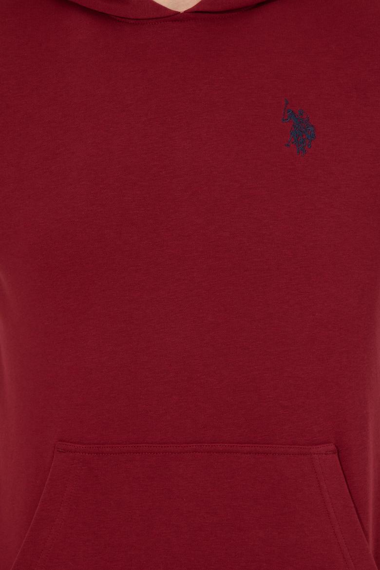 Erkek Bordo Basic Sweatshirt - 50261140108