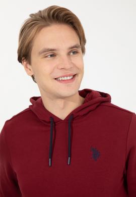 Erkek Bordo Basic Sweatshirt - 50261140108