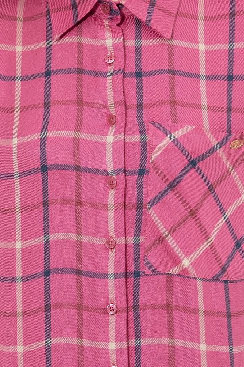 Kadın Pembe Uzun Kollu Gömlek