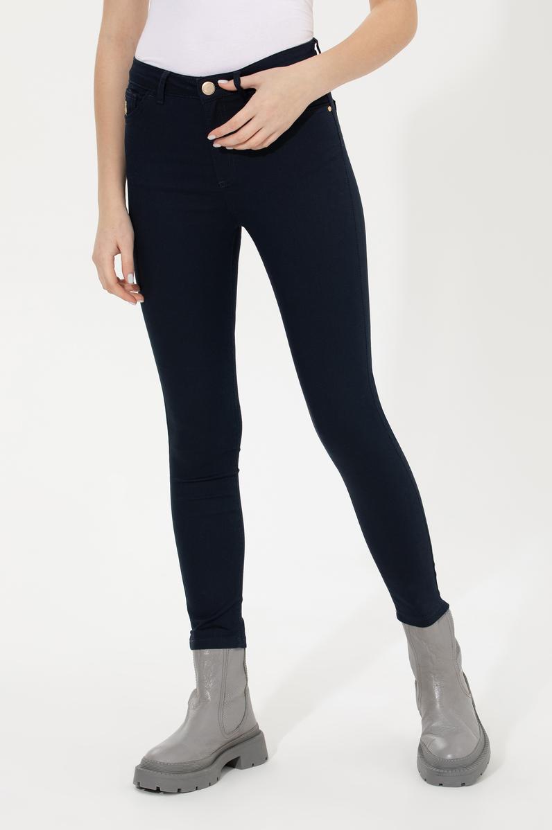 Kadın Lacivert Toothpick Fit Pantolon