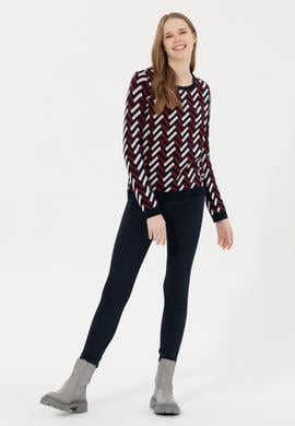 Kadın Lacivert Toothpick Fit Pantolon - 50262978001