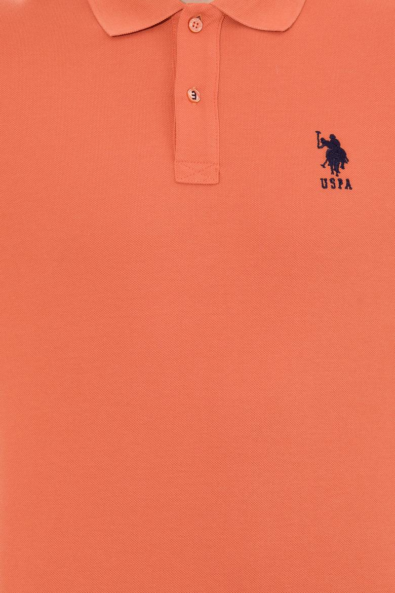 Erkek Kiremit Polo Yaka Basic Sweatshirt - 50263111010