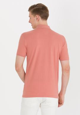 Erkek Pudra Basic Polo Yaka Tişört - 50264891071