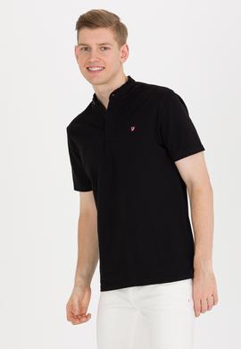 Erkek Siyah Hakim Yaka Tişört - 50264907039