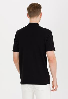 Erkek Siyah Hakim Yaka Tişört - 50264907039