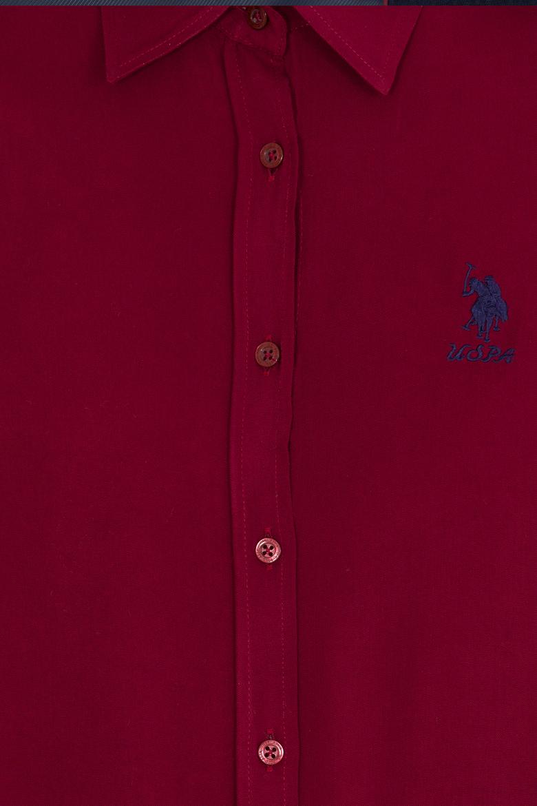 Kadın Vişne Uzun Kollu Gömlek - 50262295022