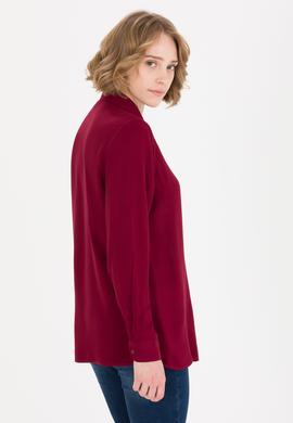 Kadın Vişne Uzun Kollu Gömlek - 50262295022