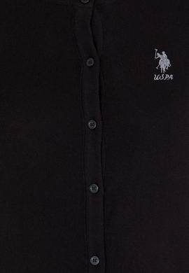 Kadın Siyah Basic Triko Hırka - 50257801036