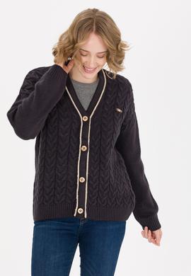 Kadın Lacivert Triko Hırka - 50260581007