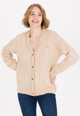 Kadın Taş Melanj Triko Hırka - 50260581009