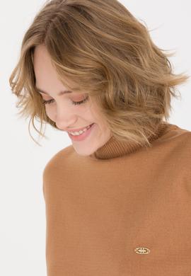 Kadın Camel Balıkçı Yaka Kazak - 50258080006