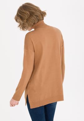 Kadın Camel Balıkçı Yaka Kazak - 50258080006