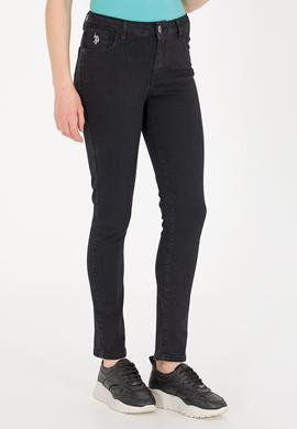 Kadın Siyah Toothpick Fit Jean Pantolon - 50266083022