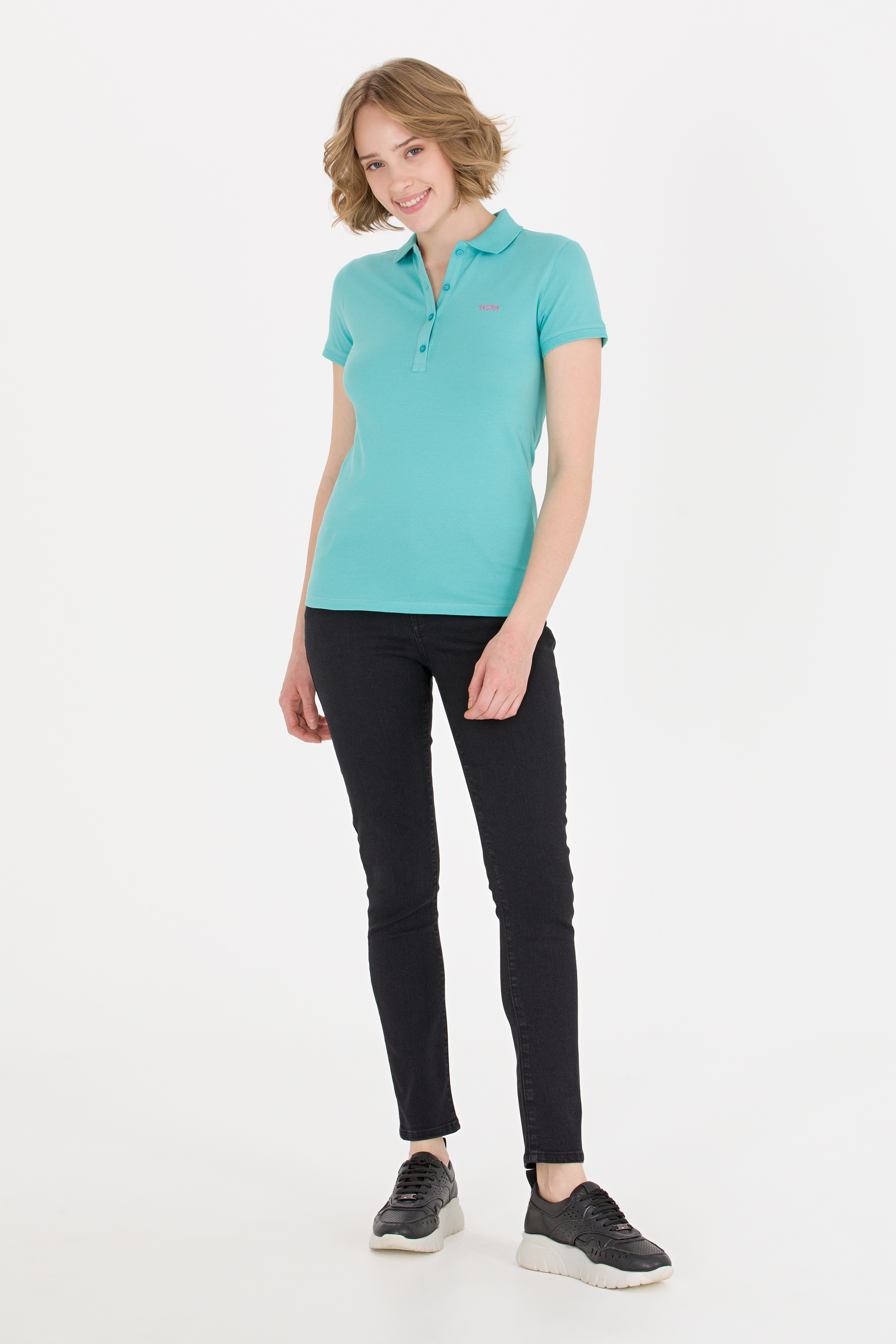 Kadın Siyah Toothpick Fit Jean Pantolon - Image 3
