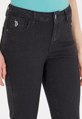 Kadın Siyah Toothpick Fit Jean Pantolon - 50266083022