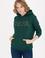 Kadın Yeşil Kapüşonlu Basic Sweatshirt