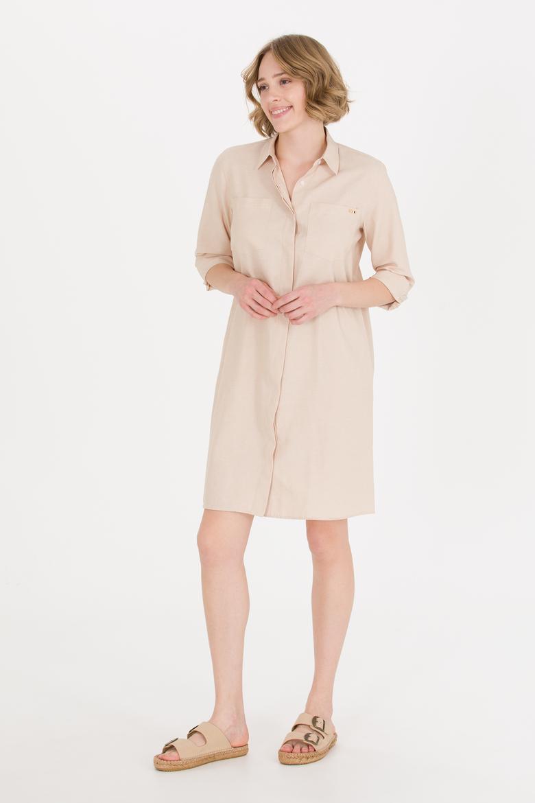 Kadın Kum Dokuma Elbise - 50255304013