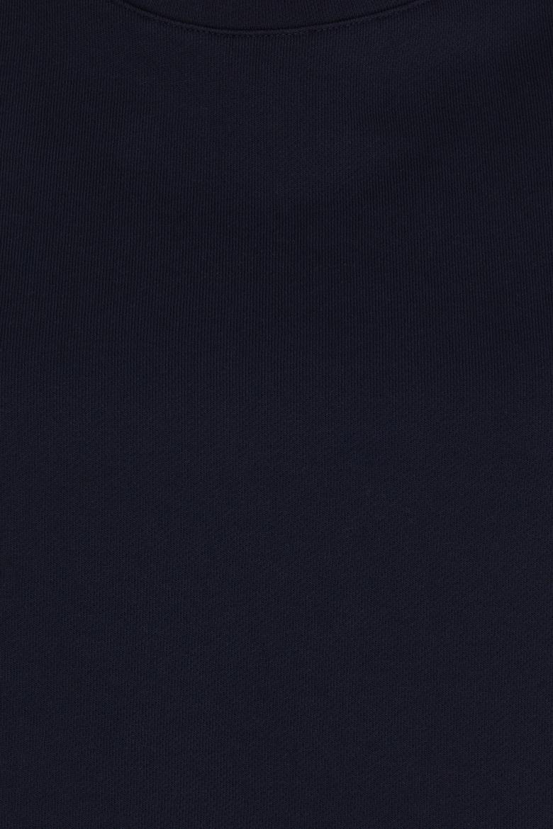 Kadın Lacivert Bisiklet Yaka Sweatshirt - 50254397005