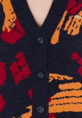 Kadın Lacivert Triko Hırka - 50256618004