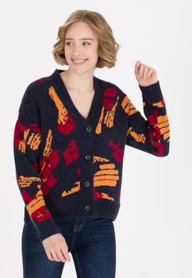 Kadın Lacivert Triko Hırka - 50256618004