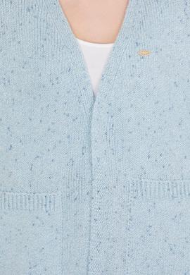 Kadın Mavi Triko Hırka - 50253227014