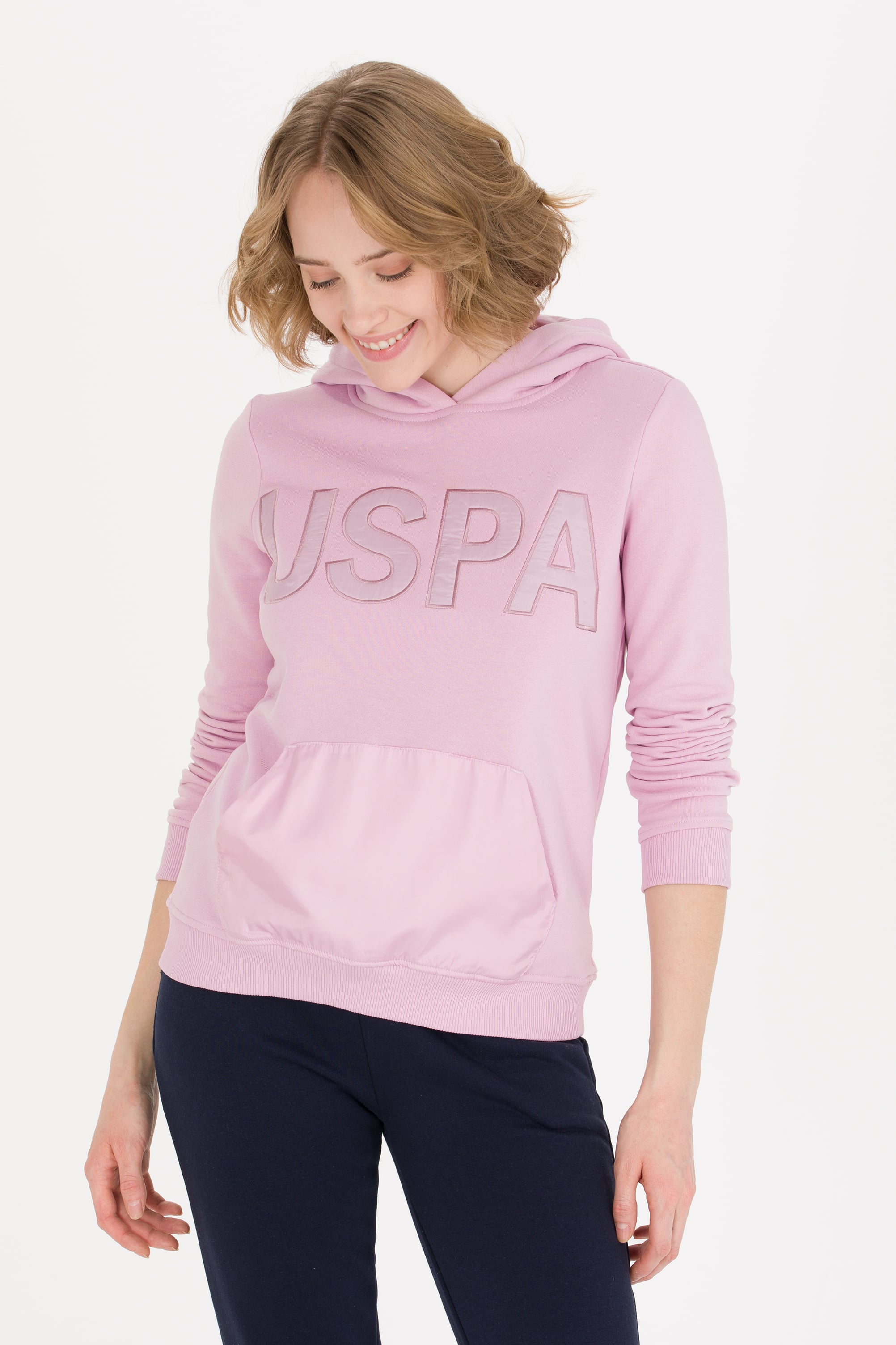 Kadın Açık  Manolya Kapüşonlu Sweatshirt