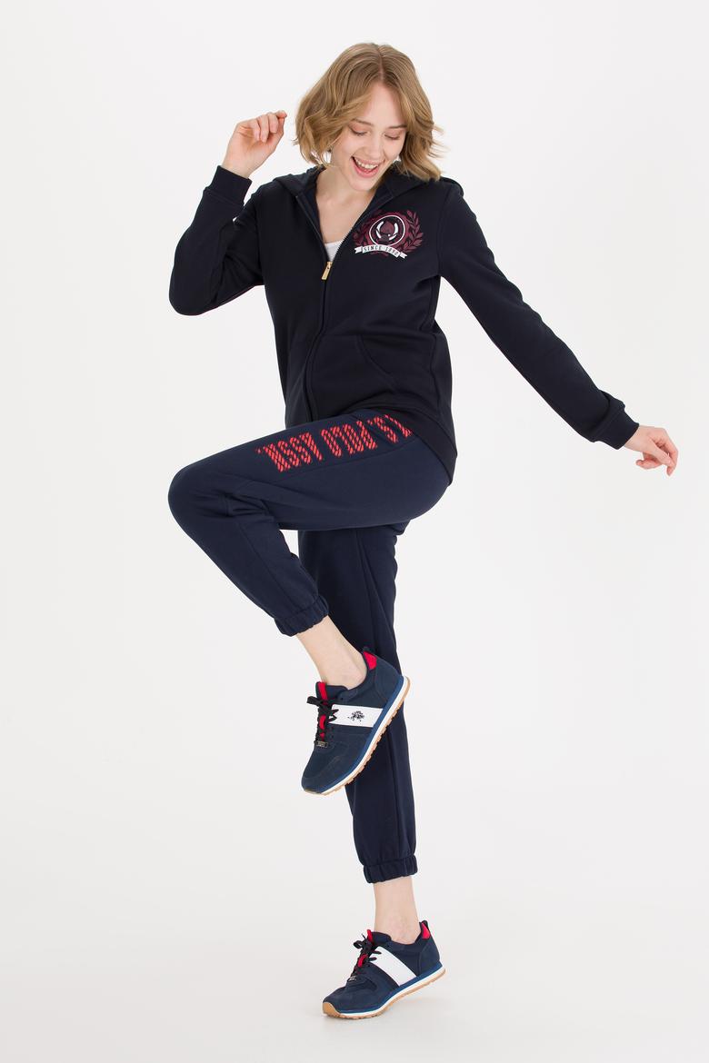 Kadın Lacivert Kapüşonlu Sweatshirt - 50254401005