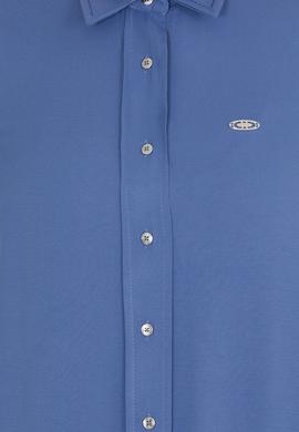 Kadın Lacivert Uzun Kollu Gömlek - 50255305043