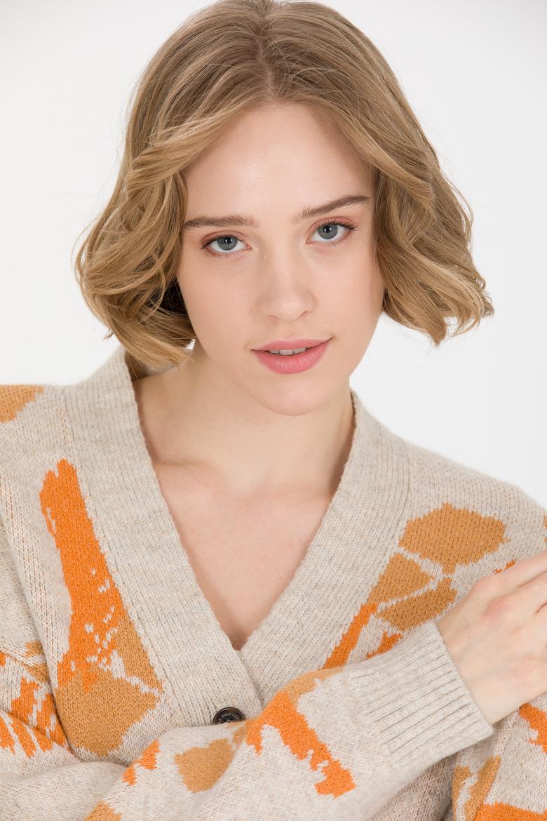 Kadın Taş Triko Hırka - 50256618015