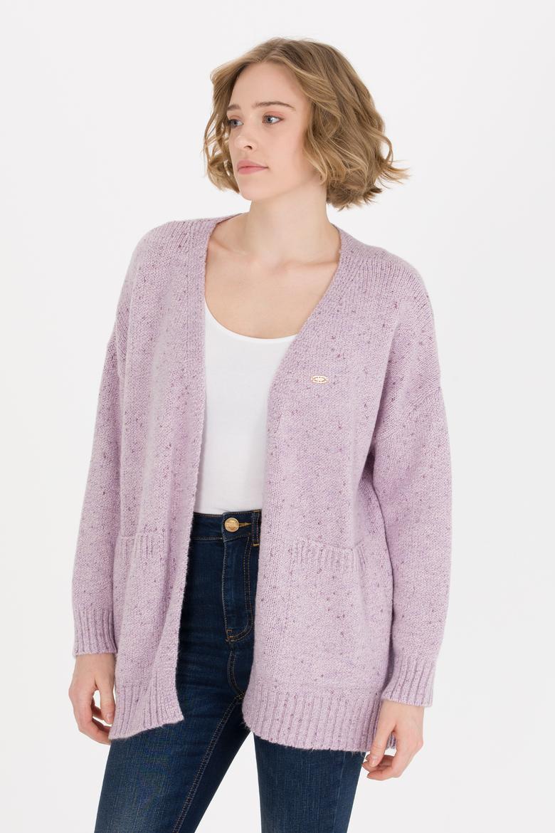 Kadın Manolya Triko Hırka - 50253227025