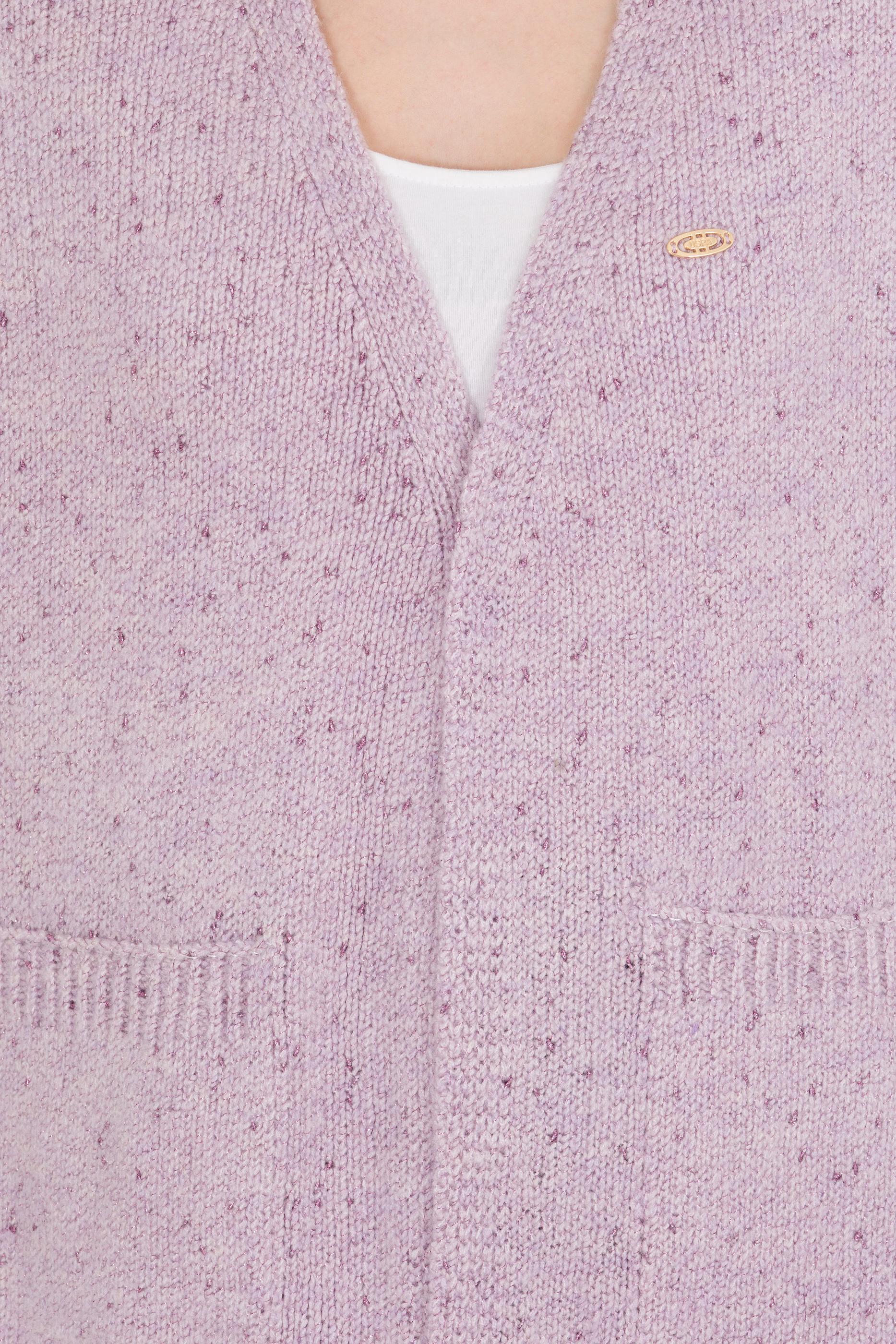 Kadın Manolya Triko Hırka