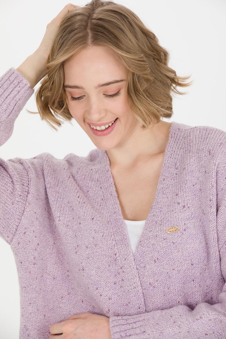 Kadın Manolya Triko Hırka - 50253227025