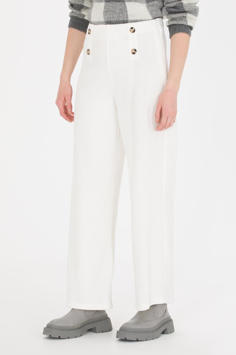 Kadın Ekru Örme Pantolon - 50256500004