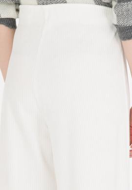 Kadın Ekru Örme Pantolon - 50256500004