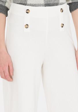 Kadın Ekru Örme Pantolon - 50256500004