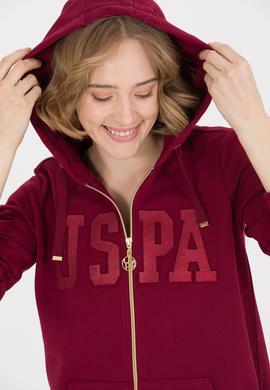 Kadın Vişne Sweatshirt - 50256257031