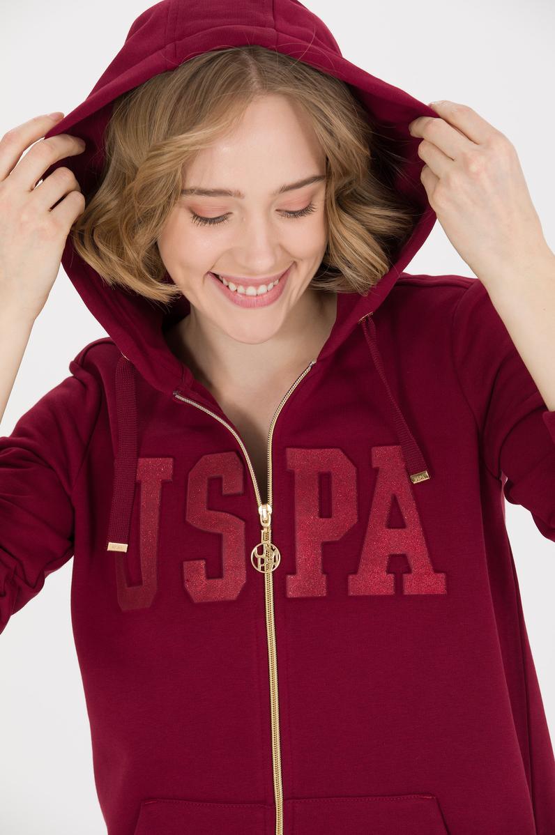 Kadın Vişne Sweatshirt