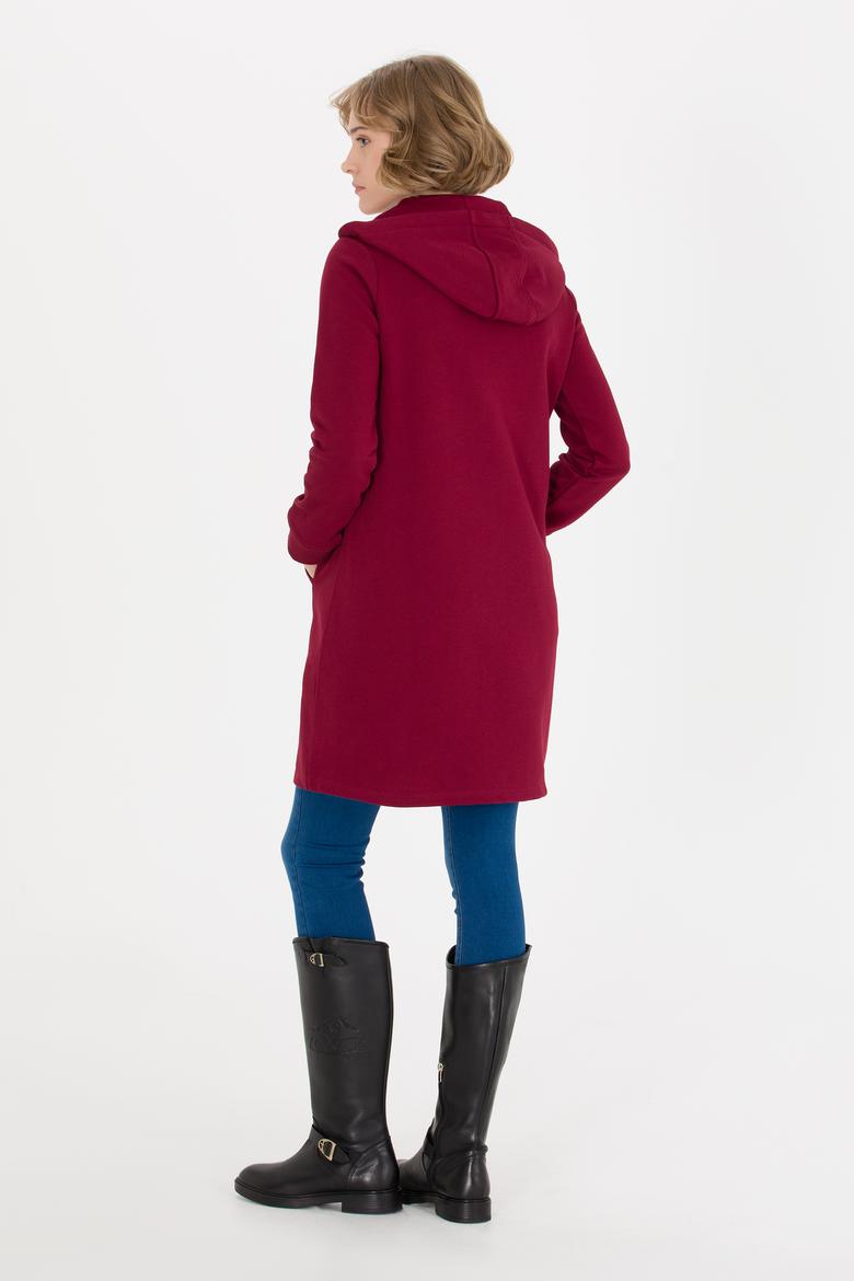 Kadın Vişne Sweatshirt - 50256257031