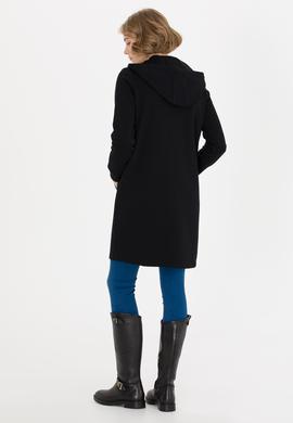 Kadın Siyah Fermuarlı Sweatshirt - 50256257005