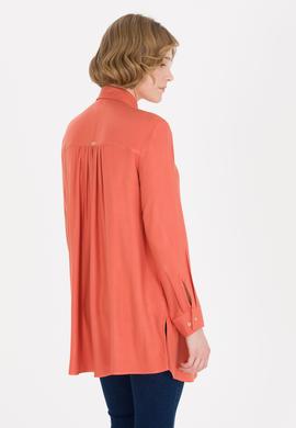 Kadın Kiremit Uzun Kollu Gömlek - 50254435005