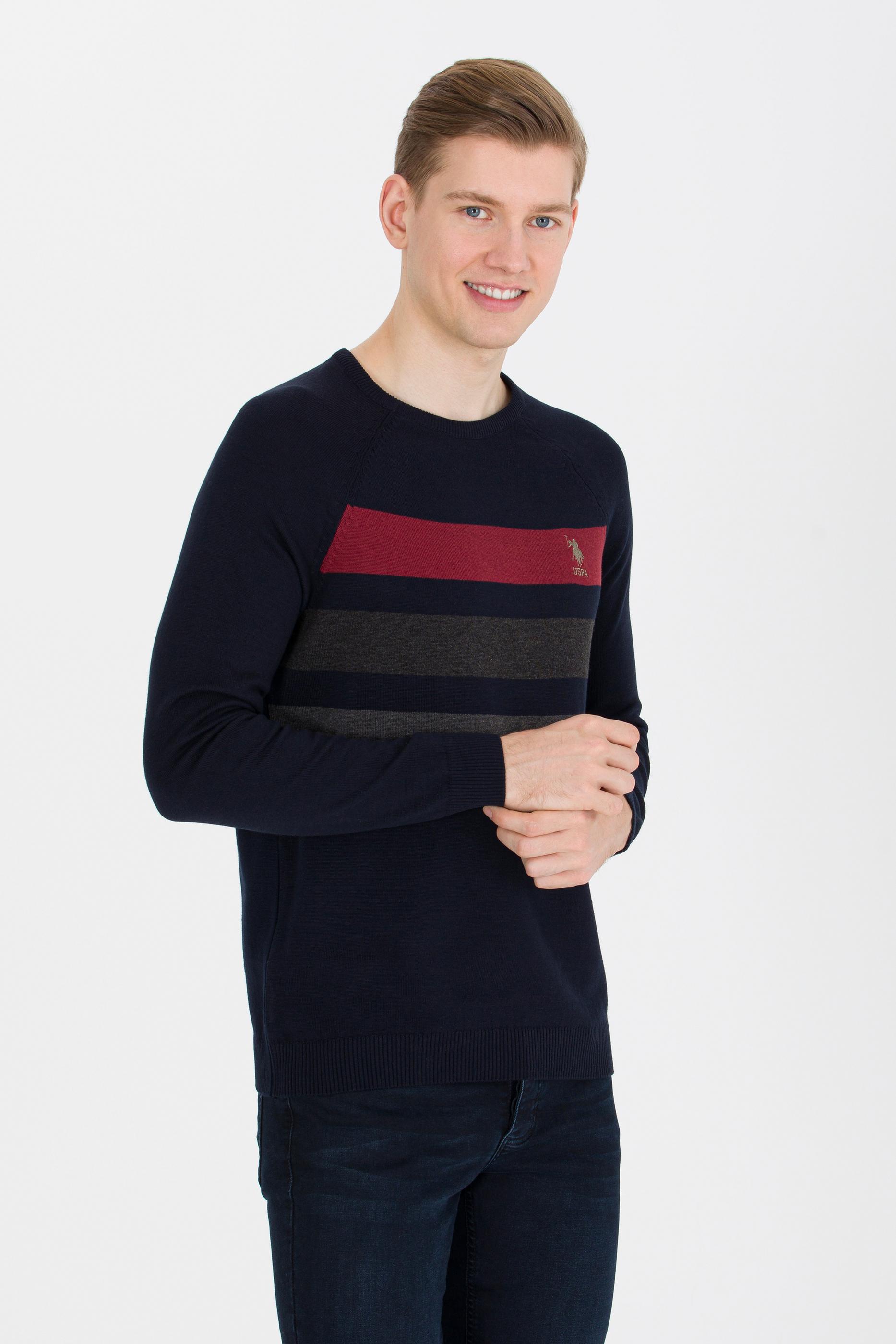 Erkek Lacivert Kazak