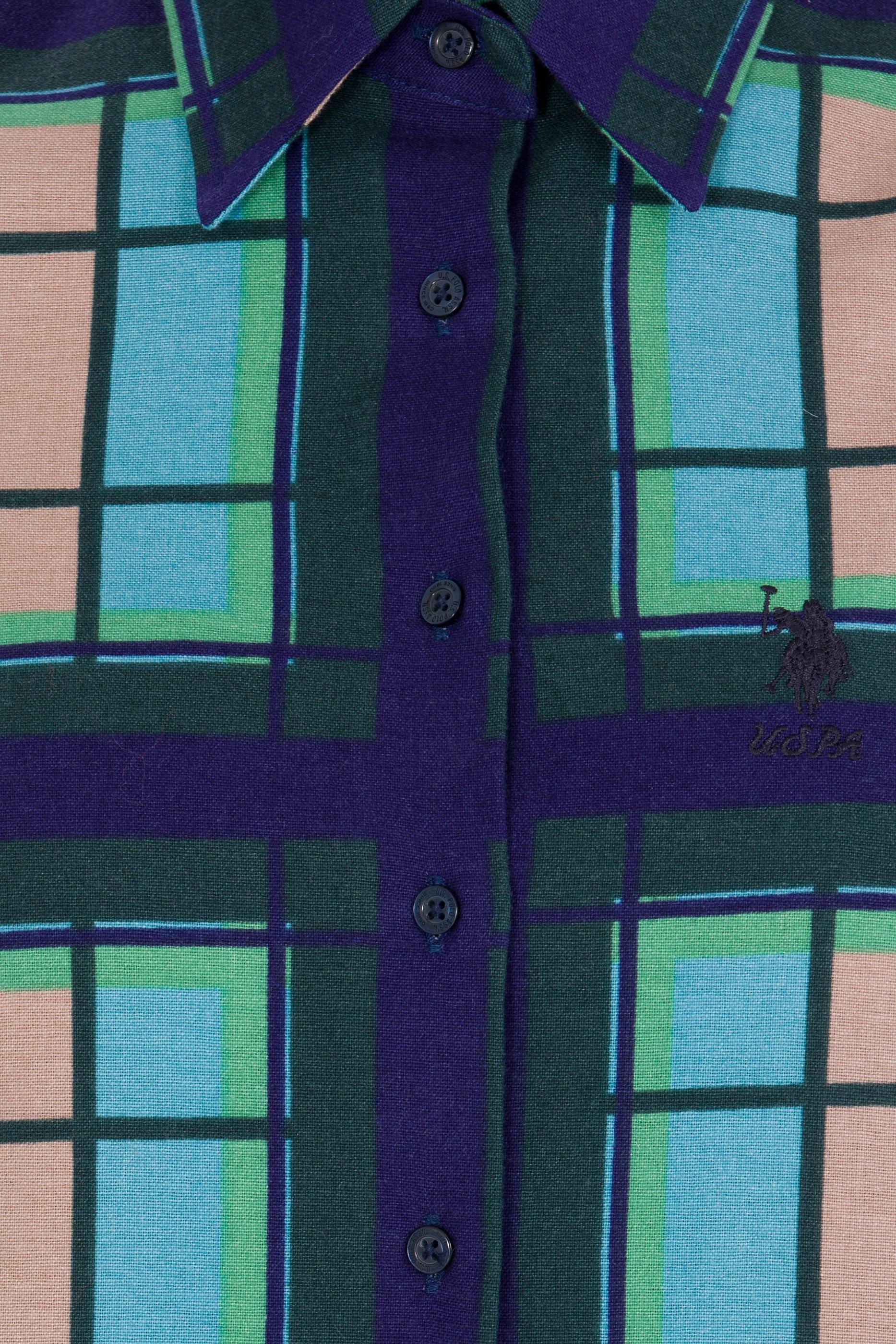 Kadın Yeşil Uzun Kollu Gömlek