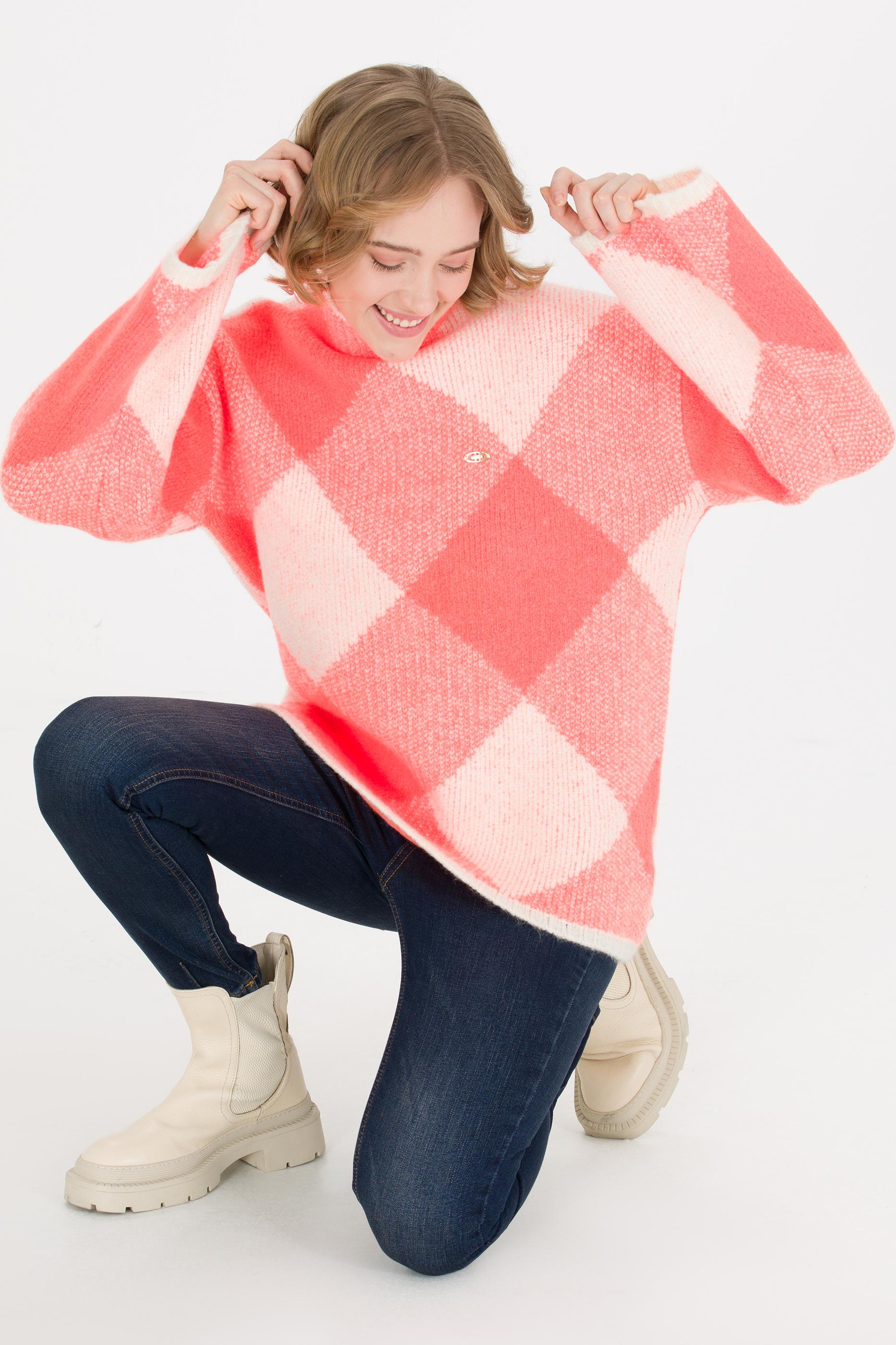 Kadın Nar Çiçeği Kazak