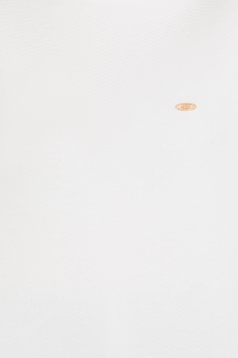 Kadın Ekru Dik Yaka Sweatshirt - 50254465036