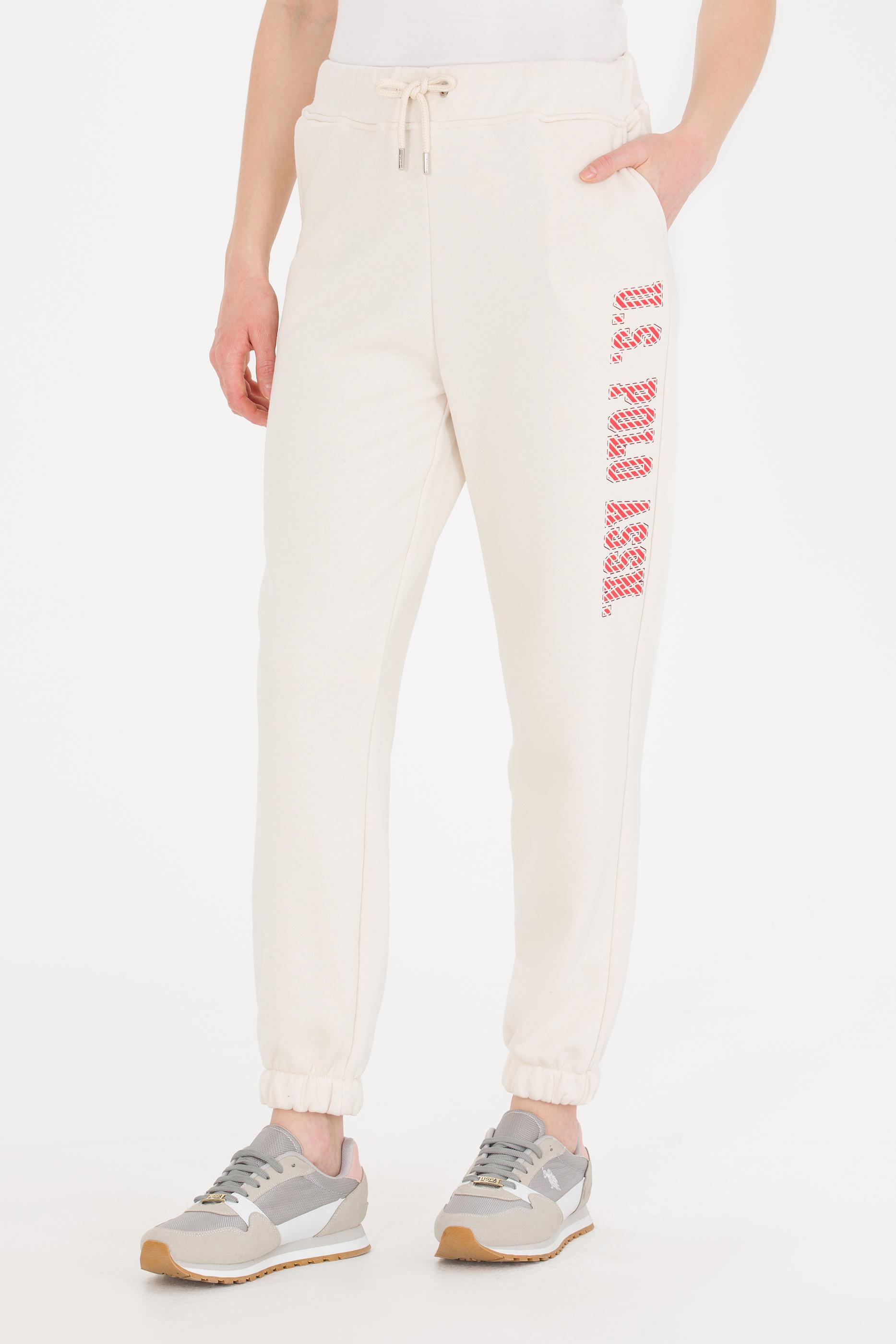 Kadın Ekru Jogger Eşofman Altı